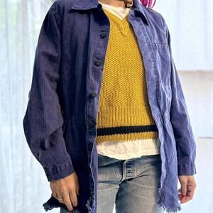 Reformation Blue Oversized Shacket‎ – O/S